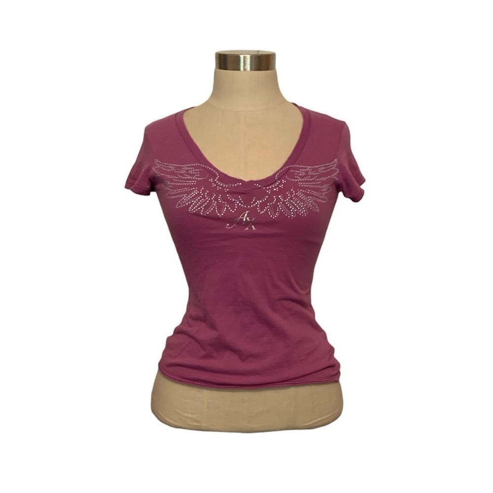 Armani Exchange distressed t-shirt